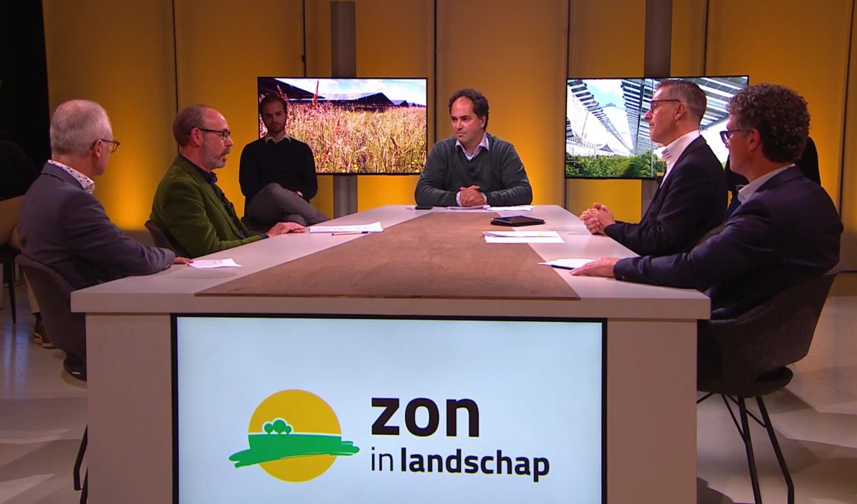 Talkshow Zon in Landschap zet Energietuinen in de schijnwerpers