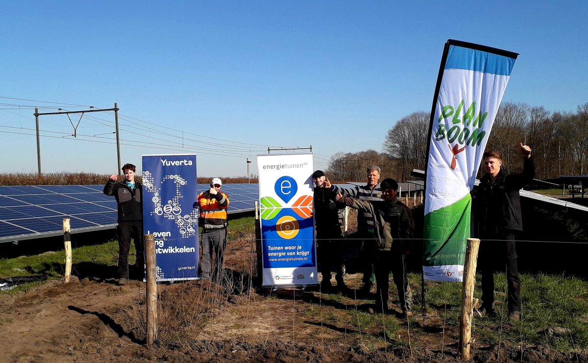 Leerlingen Yuverta maken Zonneweide ’t Veen groen