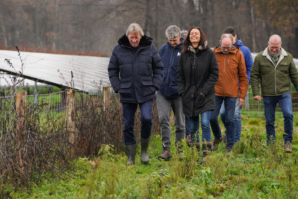 Raad van Inspiratie bezoekt Energietuinen locatie in Noord-Limburg